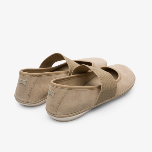 Camper Right Womens Ballerinas US-84955 Beige Online